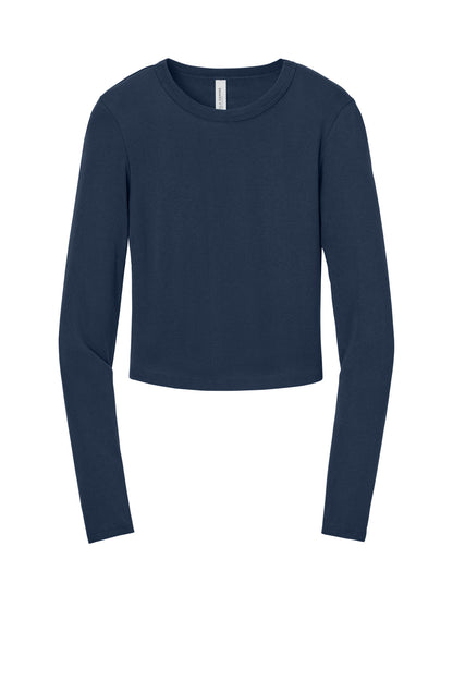 BELLA+CANVAS Women's Micro Rib Long Sleeve Baby Tee BC1501
