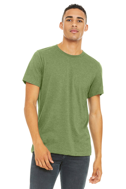 BELLA+CANVAS  Unisex Heather CVC Short Sleeve Tee. BC3001CVC