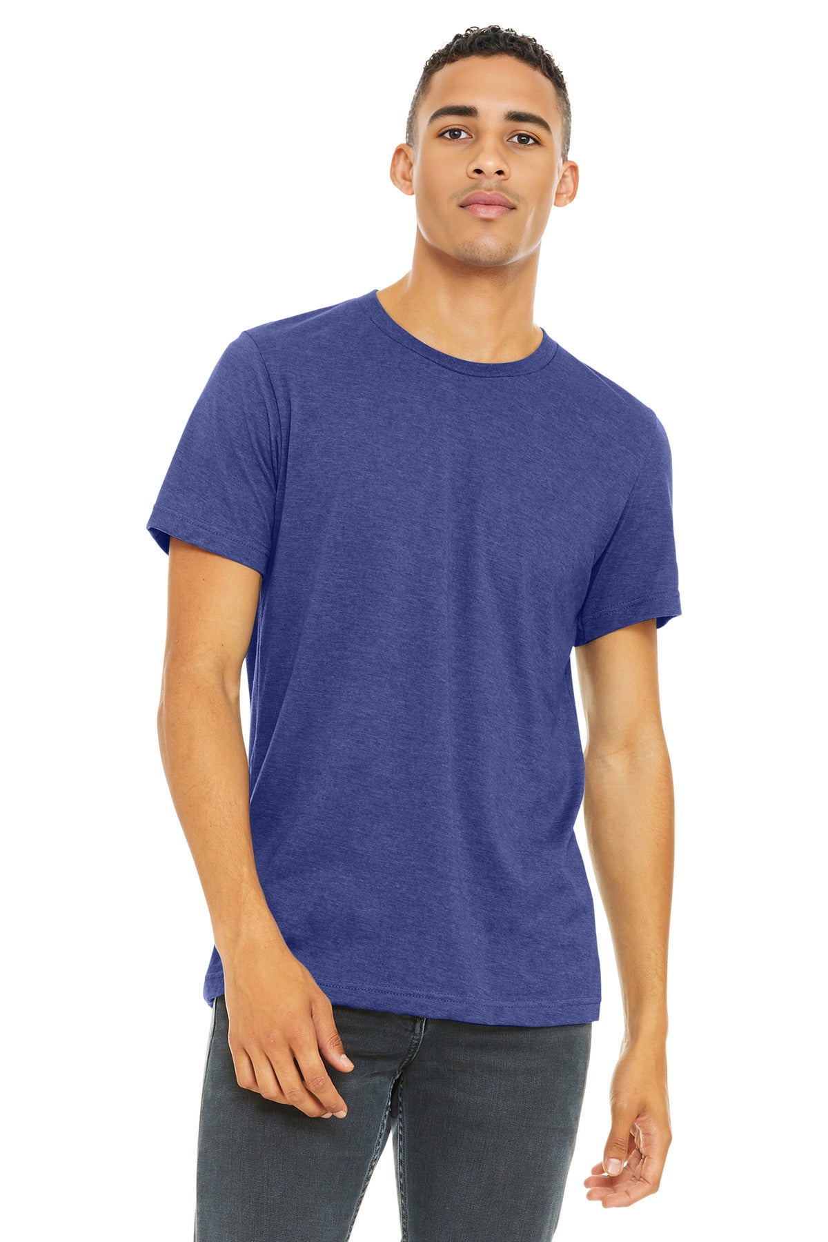 BELLA+CANVAS  Unisex Heather CVC Short Sleeve Tee. BC3001CVC