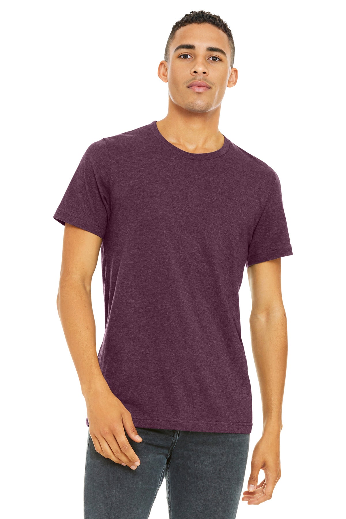 BELLA+CANVAS  Unisex Heather CVC Short Sleeve Tee. BC3001CVC