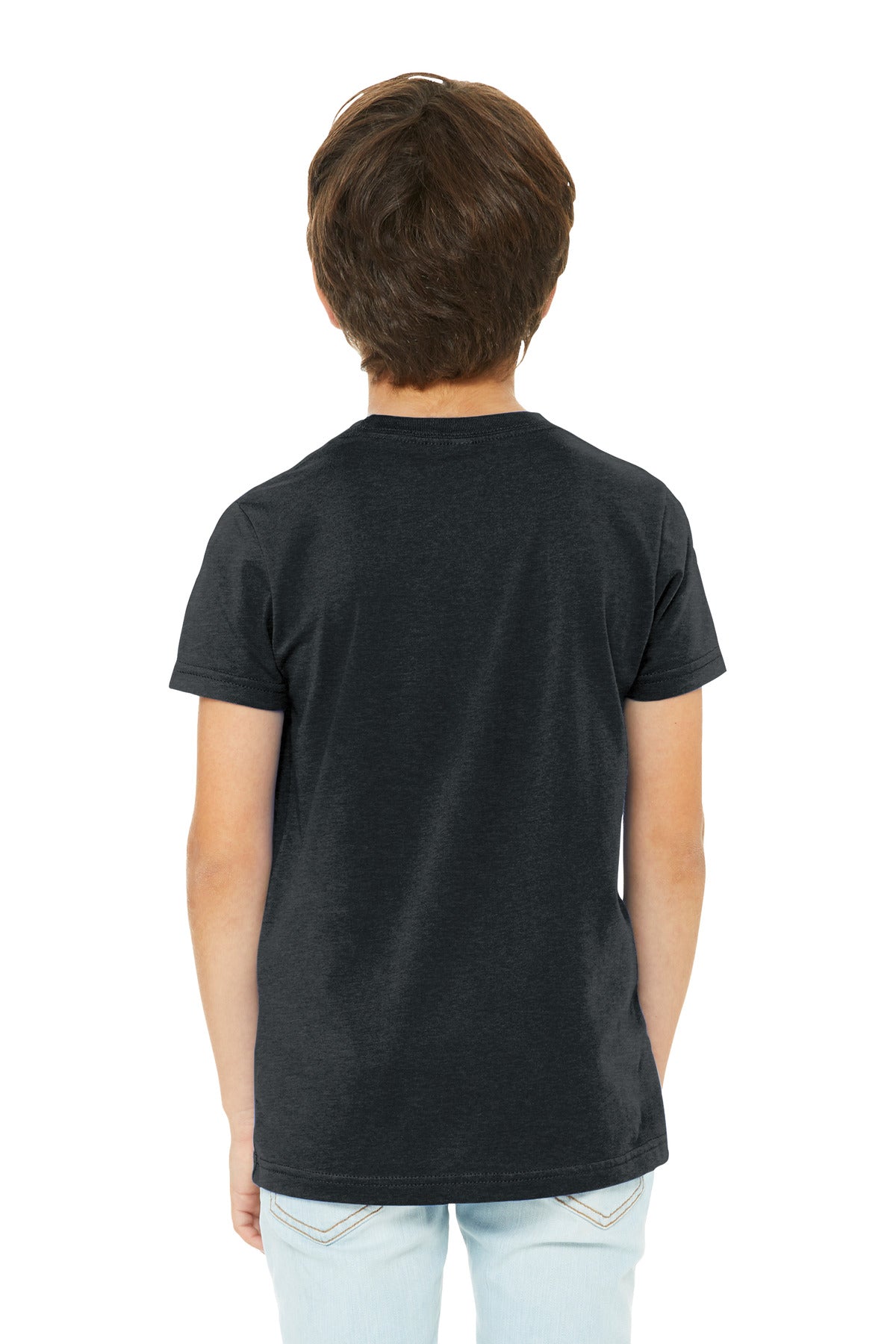 BELLA+CANVAS Youth Heather CVC Tee BC3001YCVC