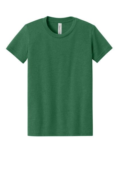 BELLA+CANVAS Youth Heather CVC Tee BC3001YCVC
