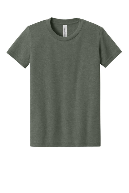 BELLA+CANVAS Youth Heather CVC Tee BC3001YCVC