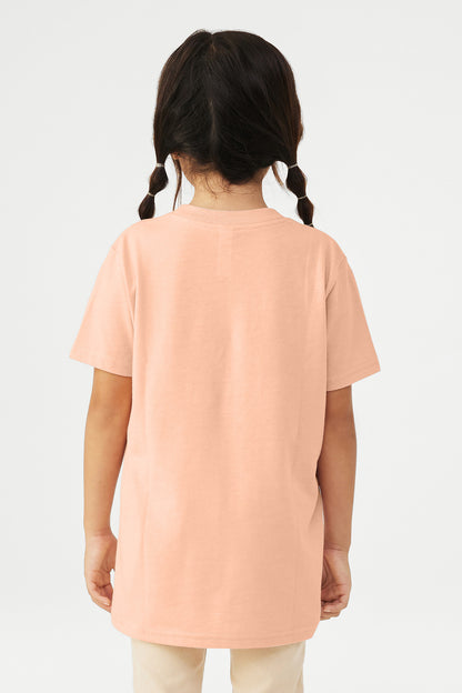 BELLA+CANVAS Youth Heather CVC Tee BC3001YCVC