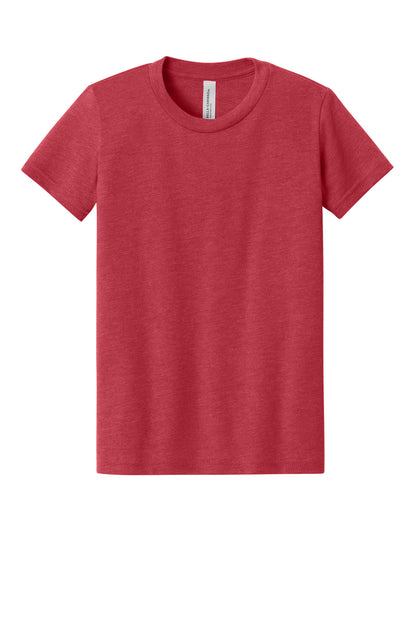 BELLA+CANVAS Youth Heather CVC Tee BC3001YCVC