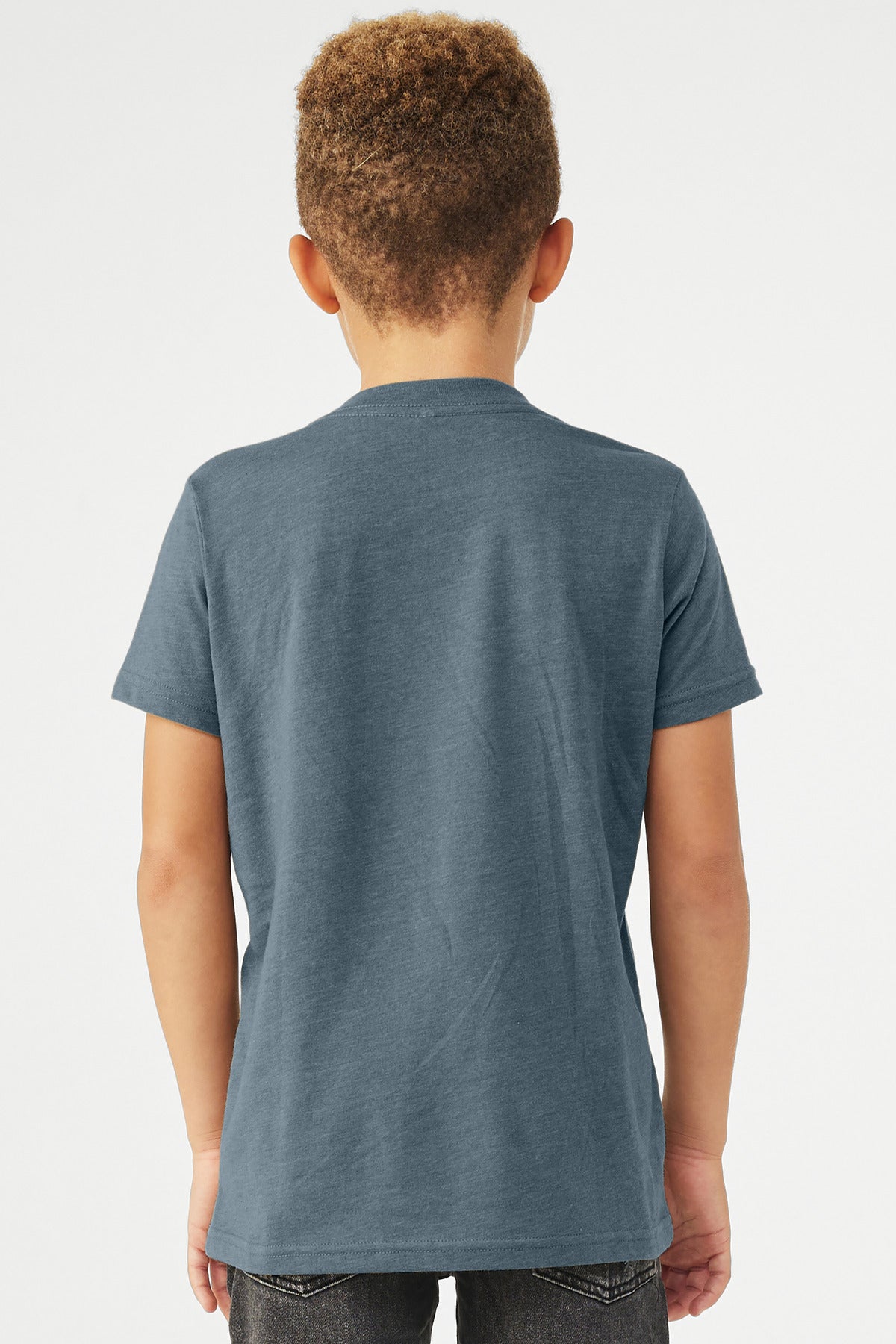 BELLA+CANVAS Youth Heather CVC Tee BC3001YCVC
