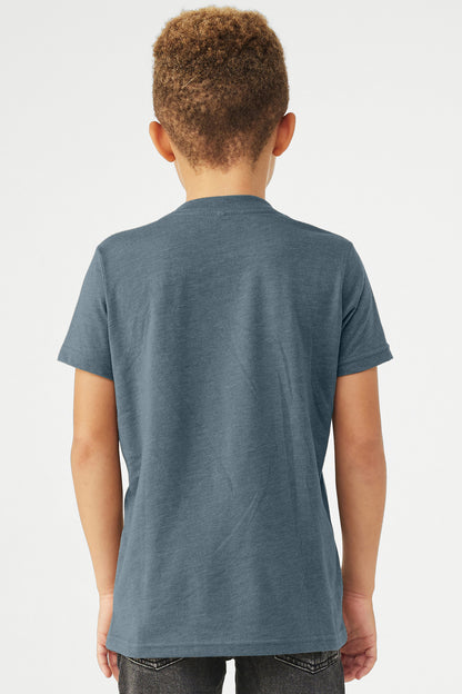 BELLA+CANVAS Youth Heather CVC Tee BC3001YCVC