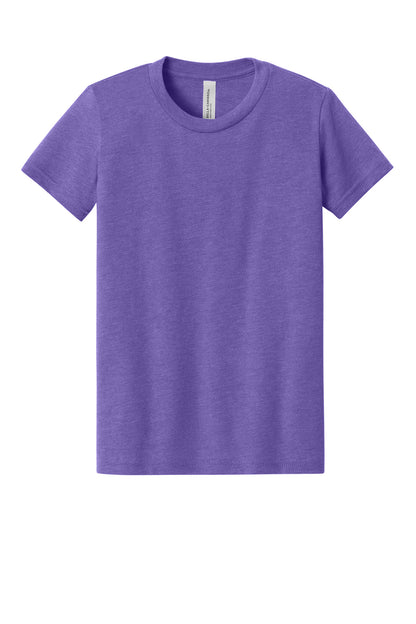 BELLA+CANVAS Youth Heather CVC Tee BC3001YCVC