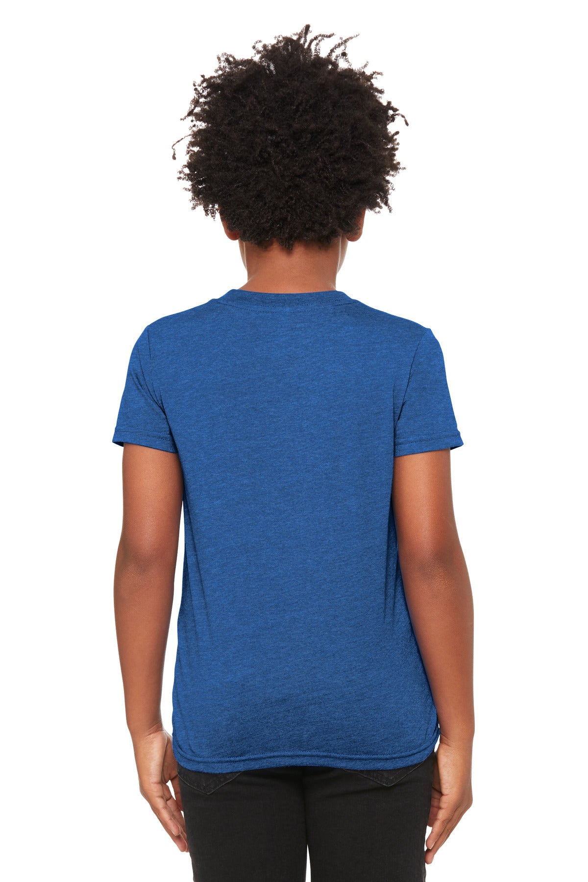 BELLA+CANVAS Youth Heather CVC Tee BC3001YCVC