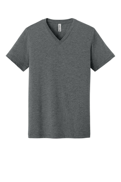 BELLA+CANVAS Unisex Triblend Short Sleeve V-Neck Tee. BC3415