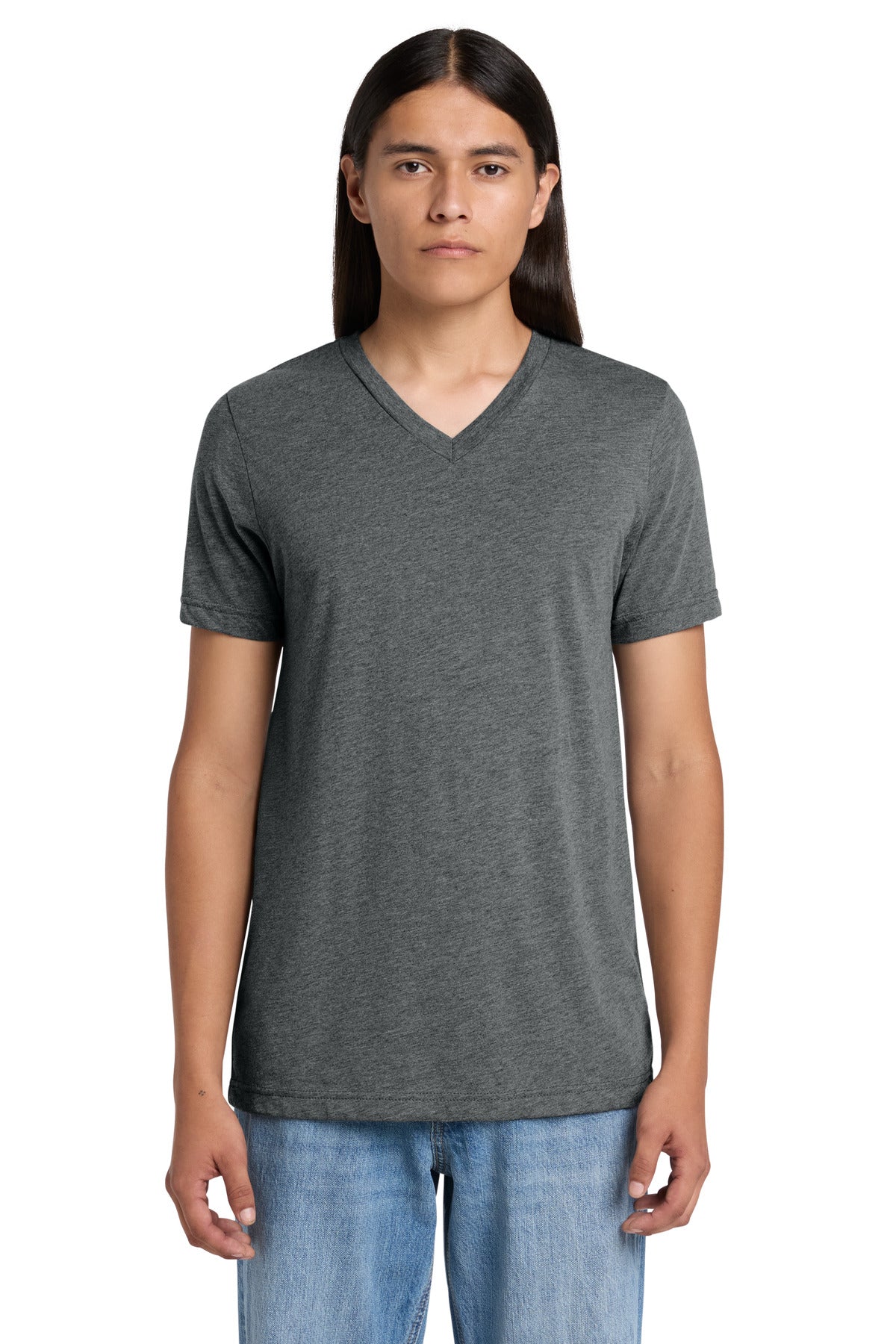 BELLA+CANVAS Unisex Triblend Short Sleeve V-Neck Tee. BC3415