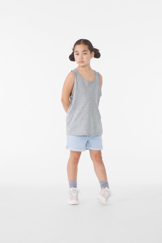 BELLA+CANVAS Youth Heather CVC Tank BC3480YCVC