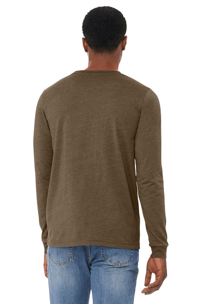 BELLA+CANVAS Unisex Heather CVC Long Sleeve Tee BC3501CVC