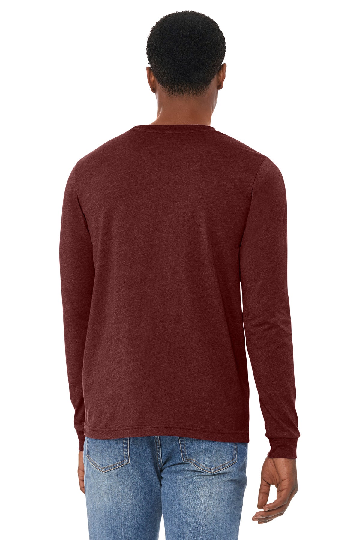 BELLA+CANVAS Unisex Heather CVC Long Sleeve Tee BC3501CVC