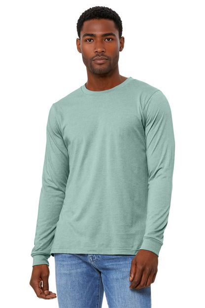 BELLA+CANVAS Unisex Heather CVC Long Sleeve Tee BC3501CVC