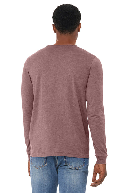 BELLA+CANVAS Unisex Heather CVC Long Sleeve Tee BC3501CVC