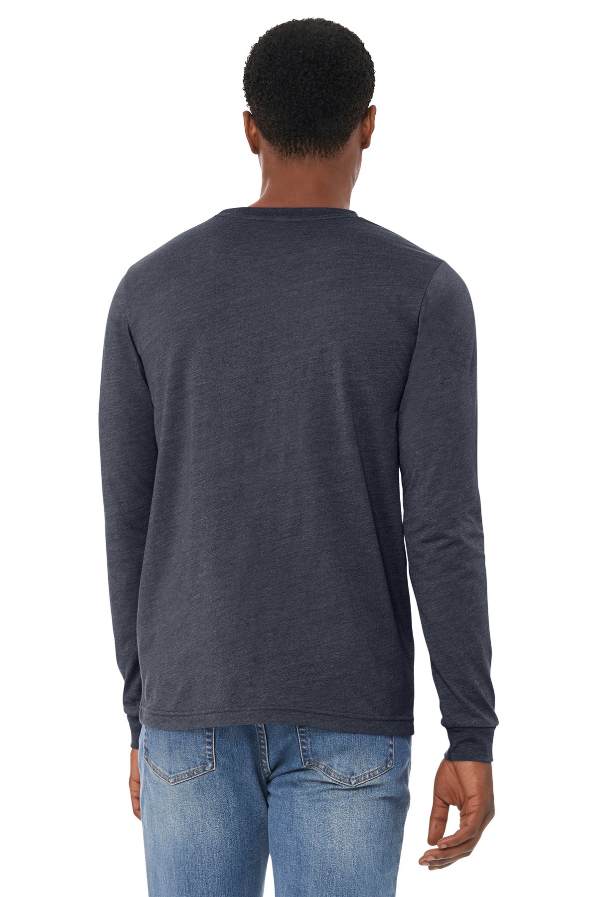 BELLA+CANVAS Unisex Heather CVC Long Sleeve Tee BC3501CVC