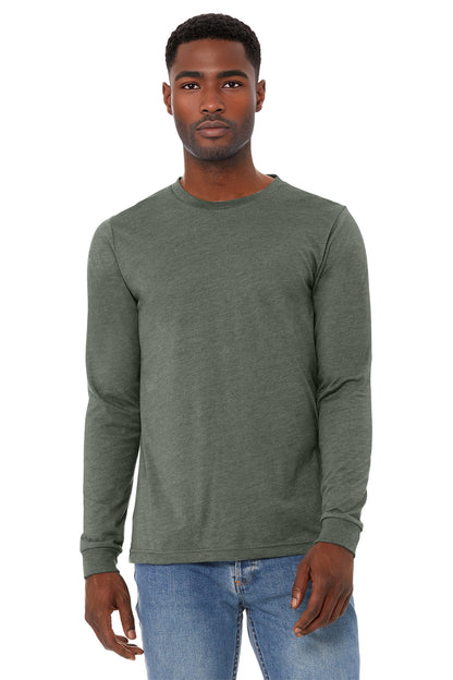 BELLA+CANVAS Unisex Heather CVC Long Sleeve Tee BC3501CVC