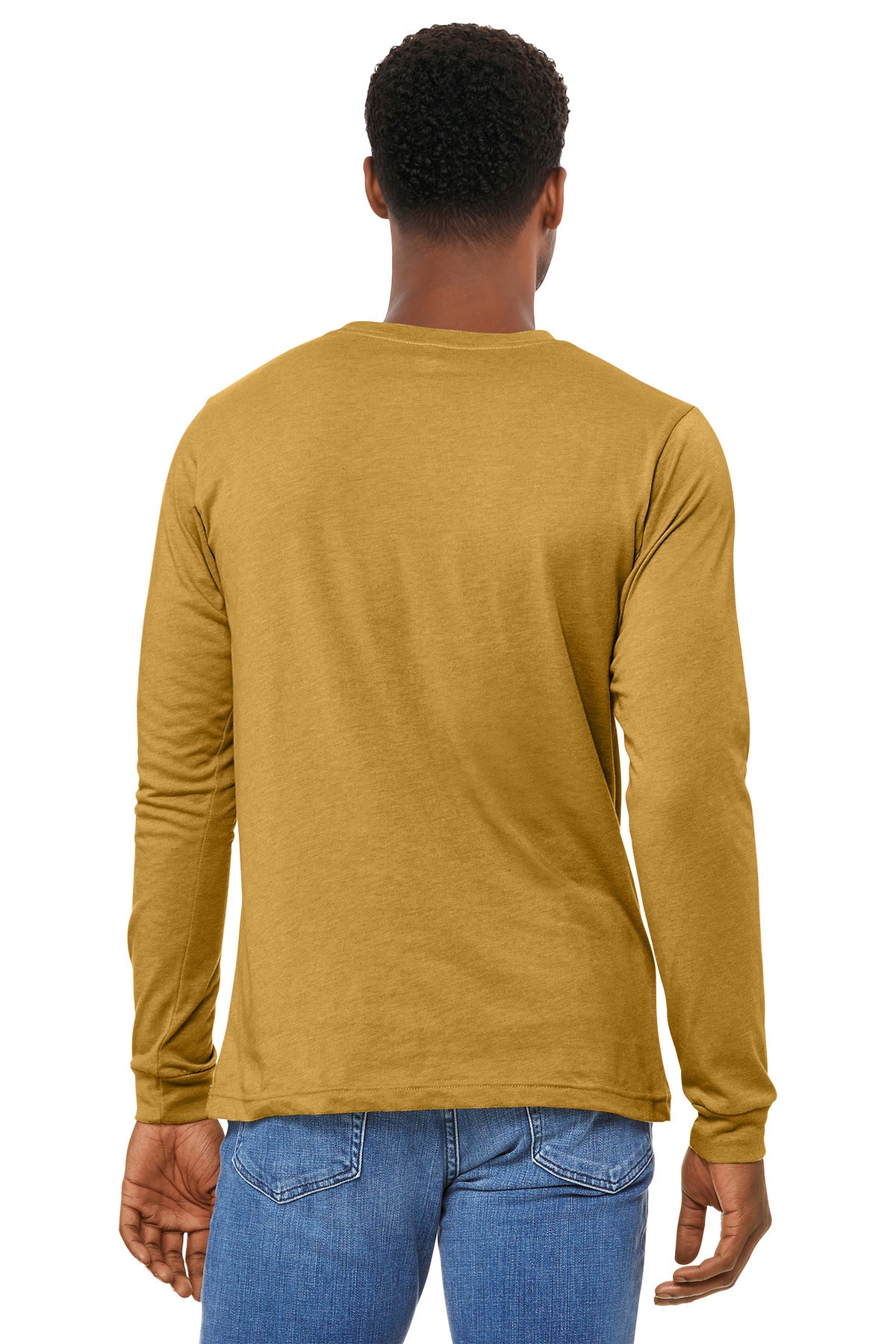 BELLA+CANVAS Unisex Heather CVC Long Sleeve Tee BC3501CVC
