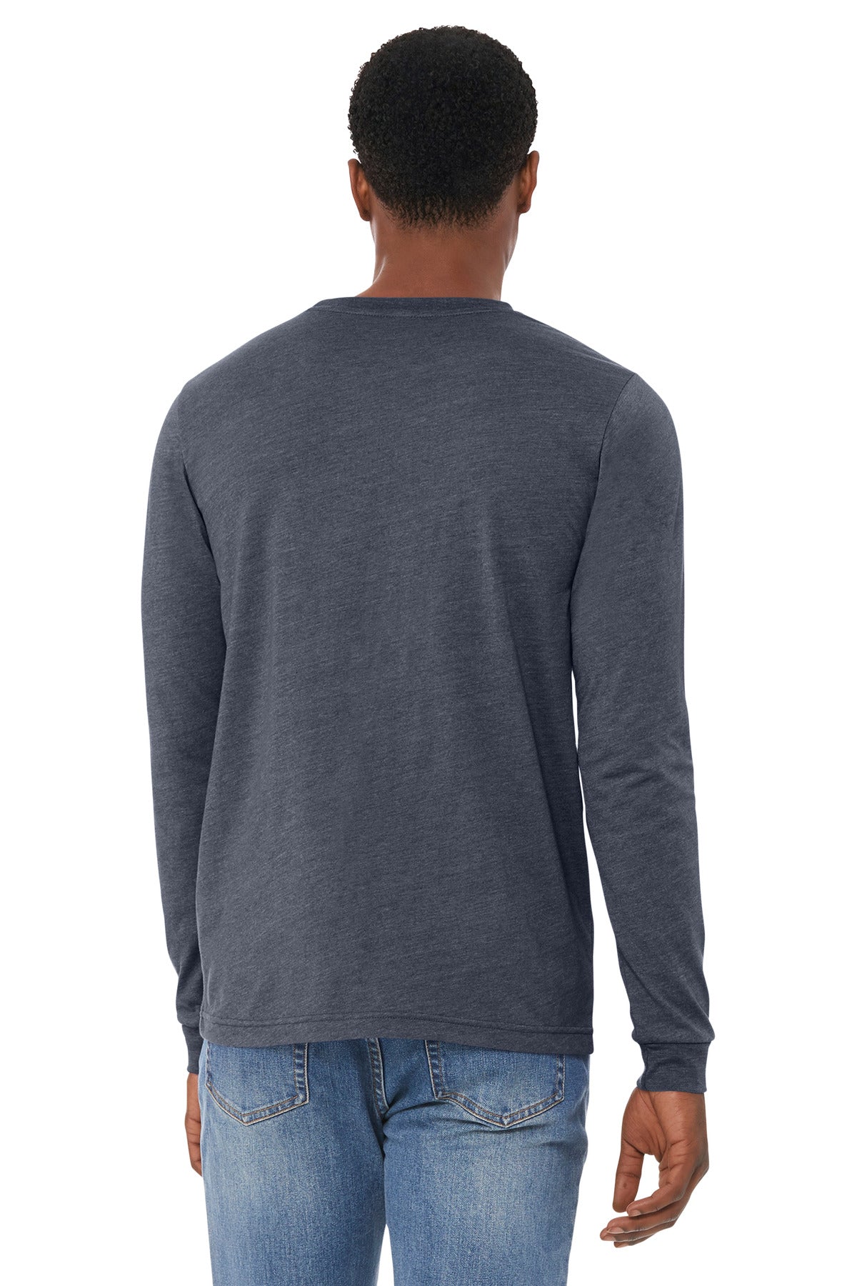 BELLA+CANVAS Unisex Heather CVC Long Sleeve Tee BC3501CVC