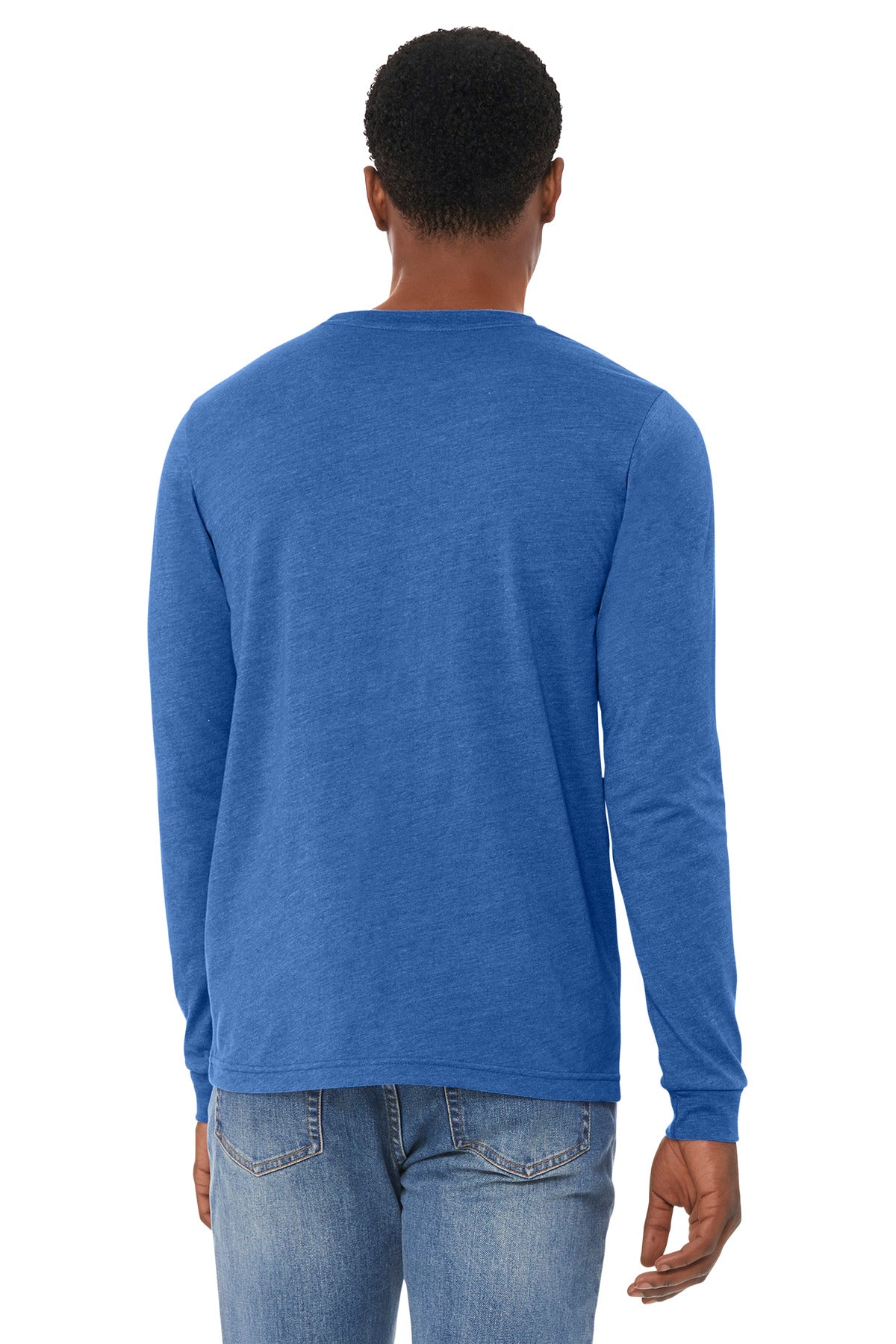 BELLA+CANVAS Unisex Heather CVC Long Sleeve Tee BC3501CVC