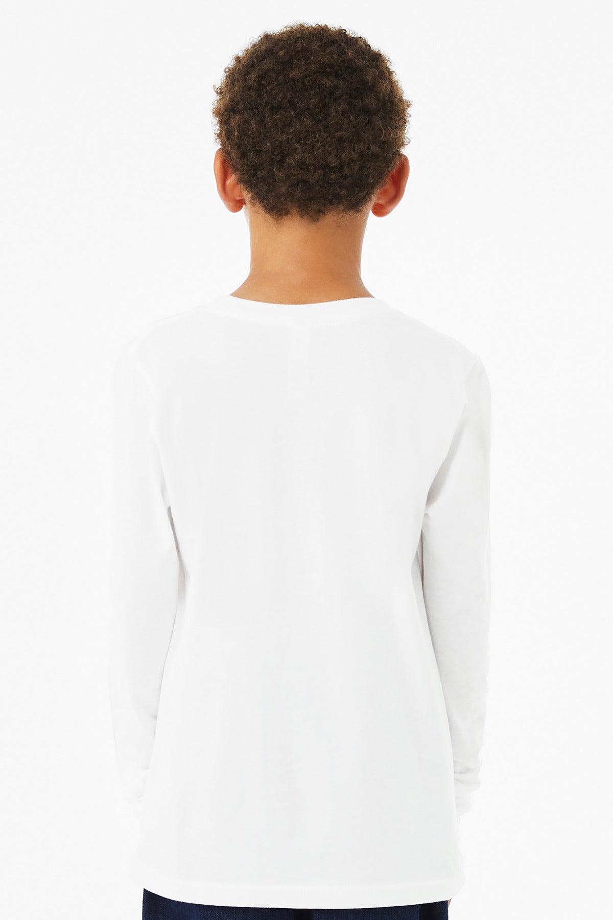 BELLA+CANVAS Youth Heather CVC Long Sleeve Tee BC3501YCVC
