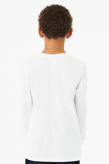 BELLA+CANVAS Youth Heather CVC Long Sleeve Tee BC3501YCVC