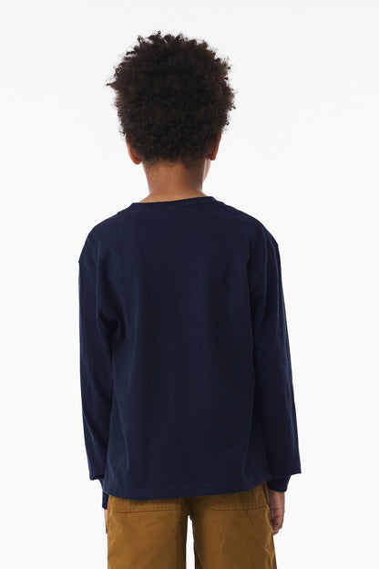 BELLA+CANVAS Youth 6-Ounce Heavyweight Long Sleeve Tee BC3511Y