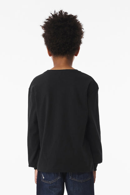 BELLA+CANVAS Youth 6-Ounce Heavyweight Long Sleeve Tee BC3511Y
