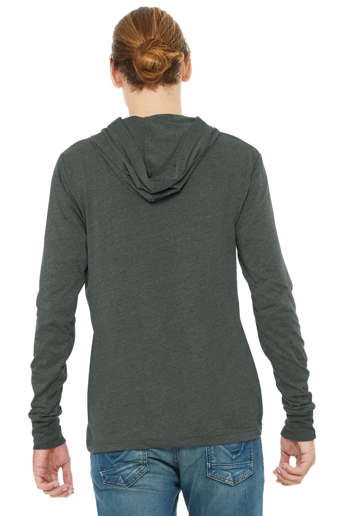 BELLA+CANVAS  Unisex Jersey Long Sleeve Hoodie. BC3512