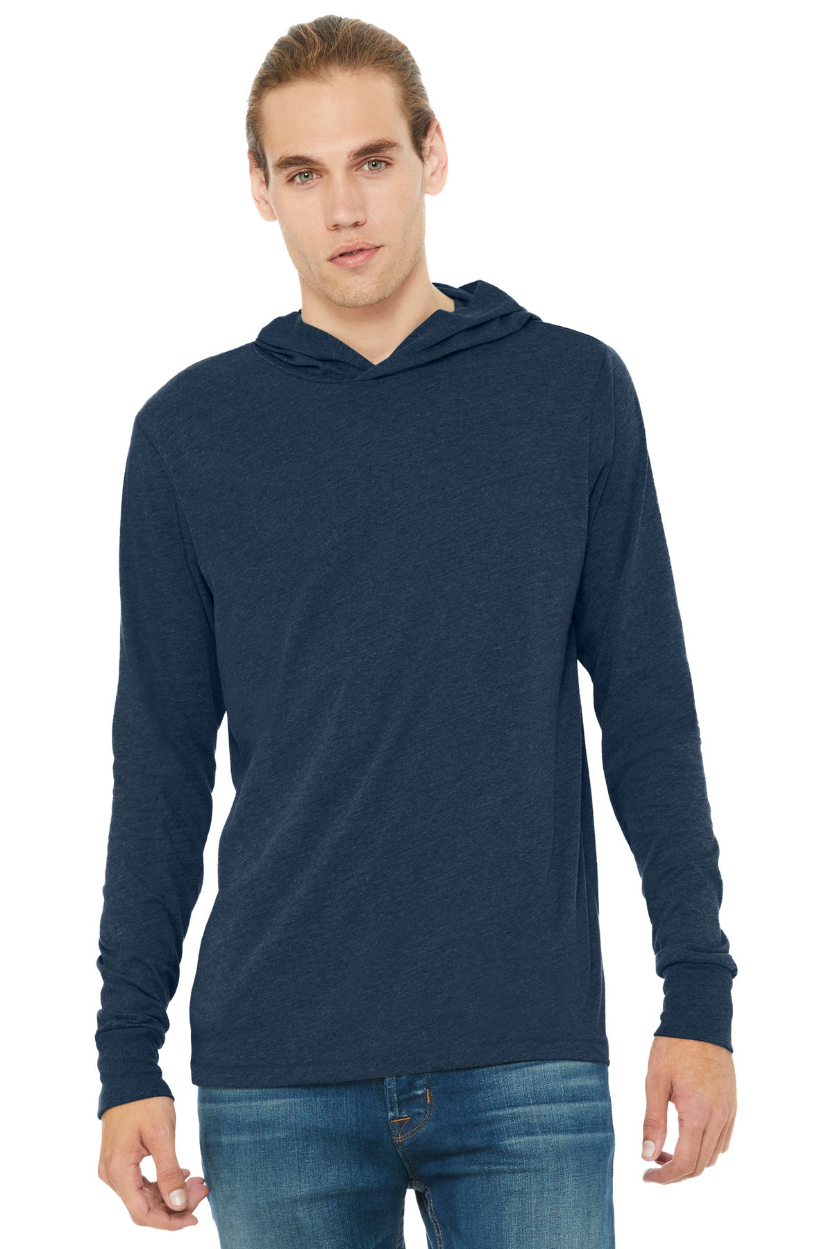 BELLA+CANVAS  Unisex Jersey Long Sleeve Hoodie. BC3512