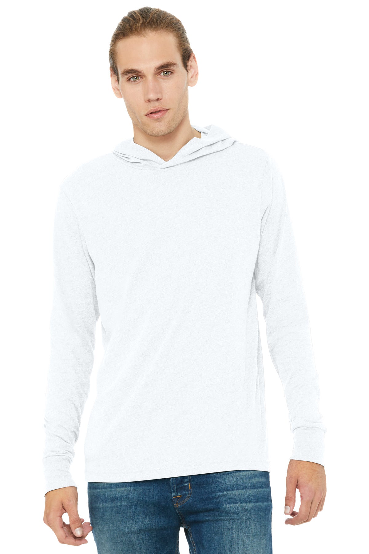 BELLA+CANVAS  Unisex Jersey Long Sleeve Hoodie. BC3512