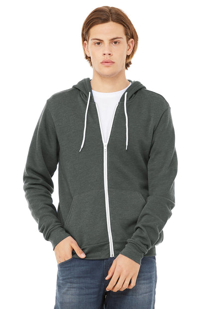 BELLA+CANVAS  Unisex Sponge Fleece Full-Zip Hoodie. BC3739