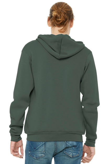 BELLA+CANVAS  Unisex Sponge Fleece Full-Zip Hoodie. BC3739