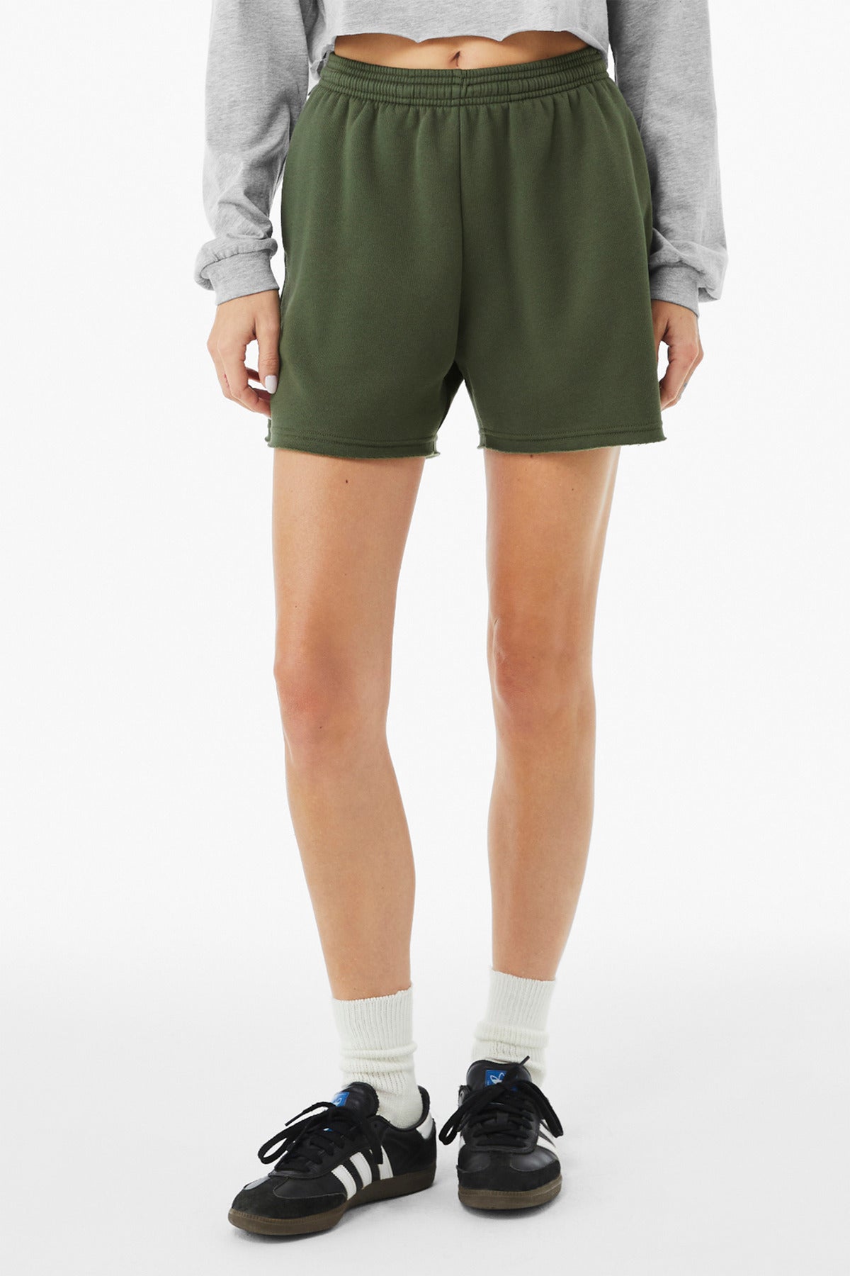 BELLA+CANVAS Women's Cutoff Sweatshort BC3787