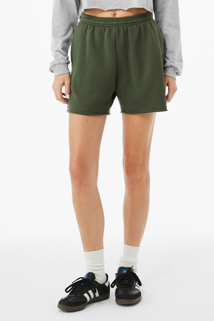 BELLA+CANVAS Women's Cutoff Sweatshort BC3787