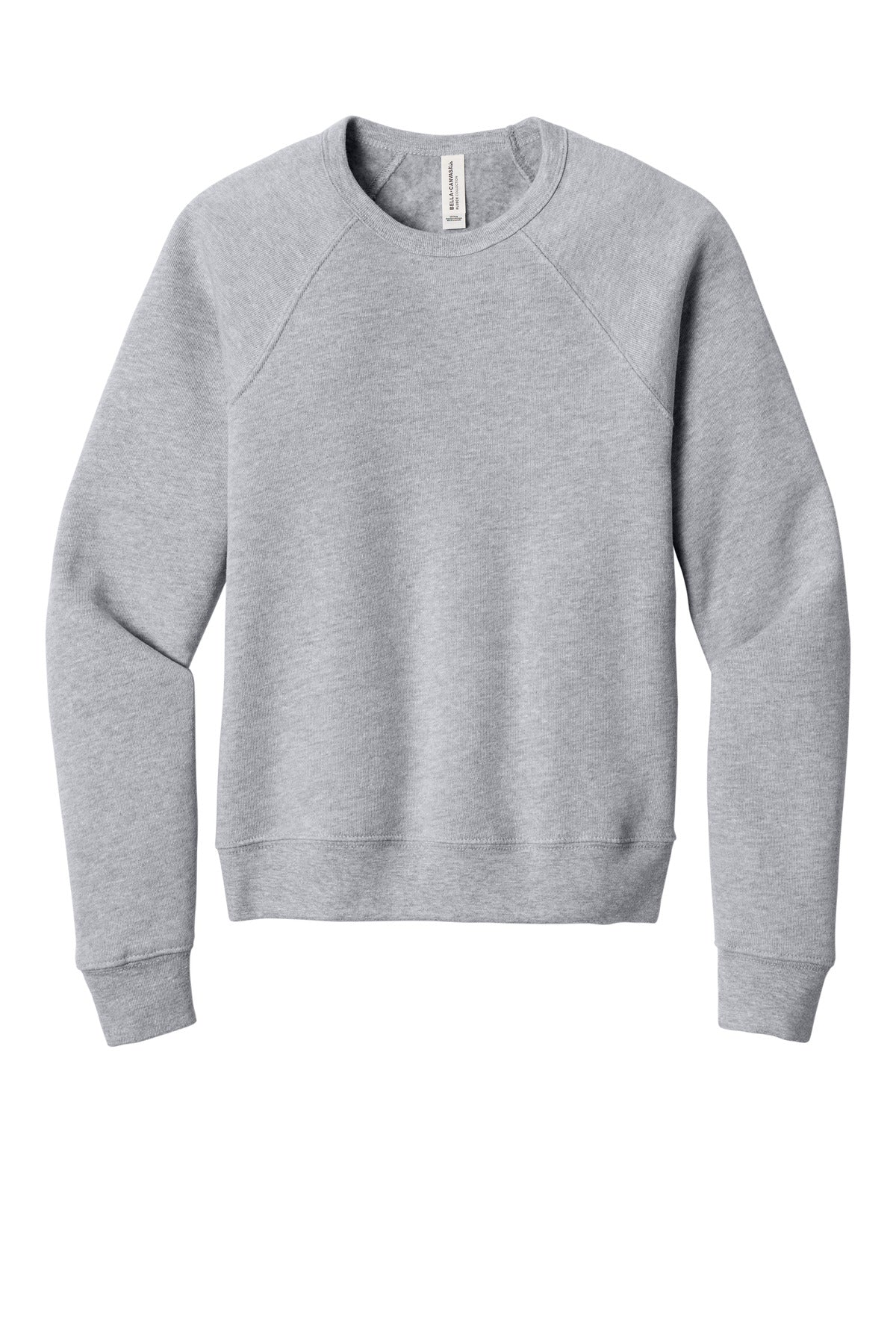 BELLA+CANVAS Youth Sponge Fleece Raglan Sweatshirt BC3901Y