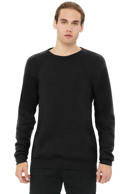 BELLA+CANVAS  Unisex Sponge Fleece Raglan Sweatshirt. BC3901