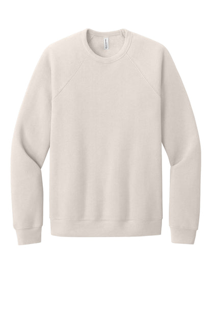 BELLA+CANVAS  Unisex Sponge Fleece Raglan Sweatshirt. BC3901