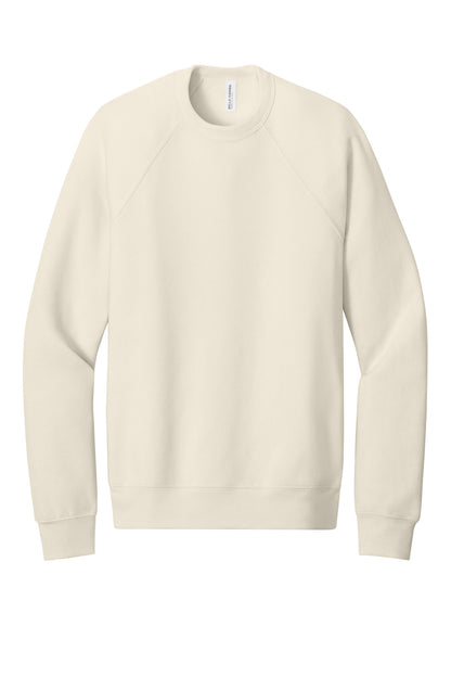 BELLA+CANVAS  Unisex Sponge Fleece Raglan Sweatshirt. BC3901