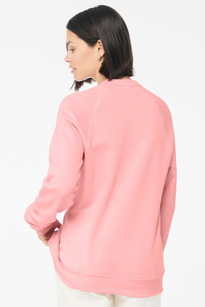 BELLA+CANVAS  Unisex Sponge Fleece Raglan Sweatshirt. BC3901