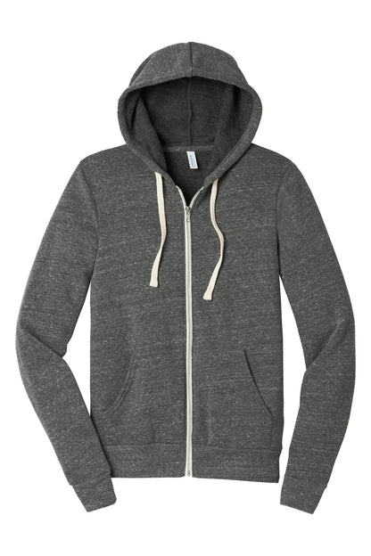 BELLA+CANVAS  Unisex Triblend Sponge Fleece Full-Zip Hoodie. BC3909