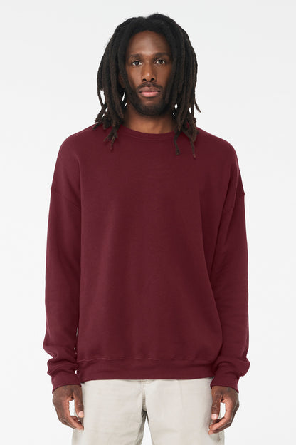 BELLA+CANVAS  Unisex Sponge Fleece Drop Shoulder Sweatshirt. BC3945