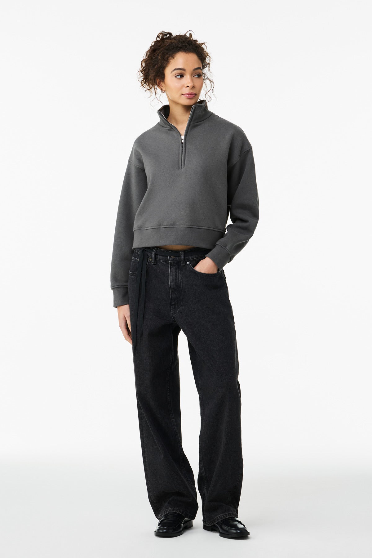 BELLA+CANVAS Women's 10-Ounce 1/2-Zip Pullover BC4540