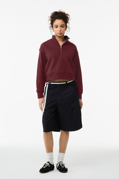 BELLA+CANVAS Women's 10-Ounce 1/2-Zip Pullover BC4540