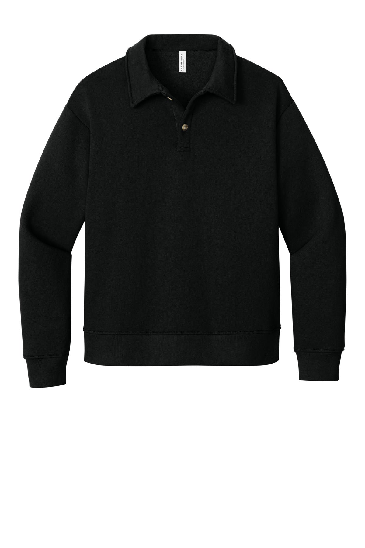 BELLA+CANVAS Unisex 10-Ounce Polo Sweatshirt BC4741