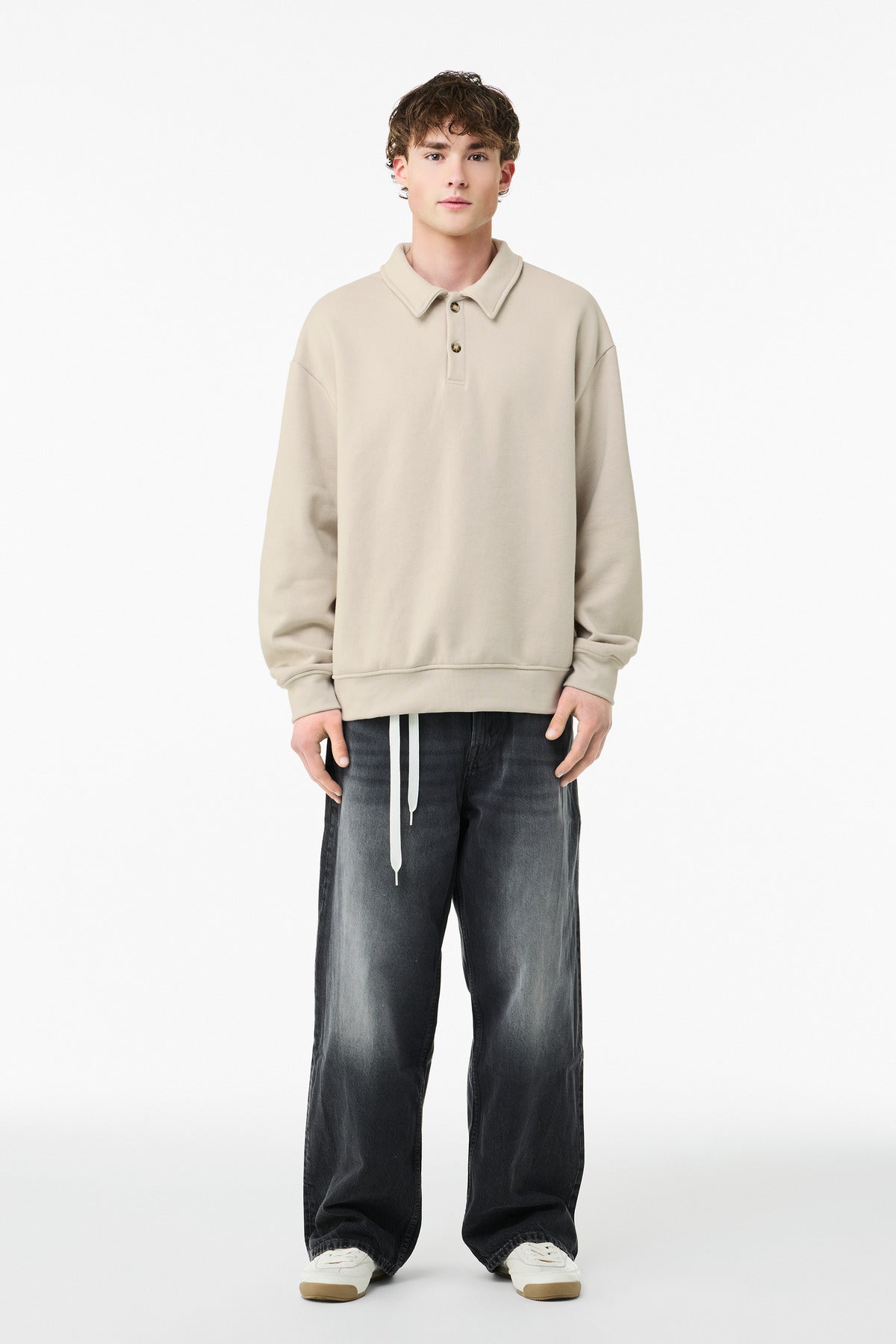 BELLA+CANVAS Unisex 10-Ounce Polo Sweatshirt BC4741