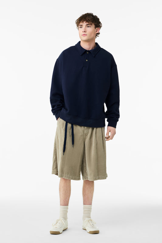 BELLA+CANVAS Unisex 10-Ounce Polo Sweatshirt BC4741
