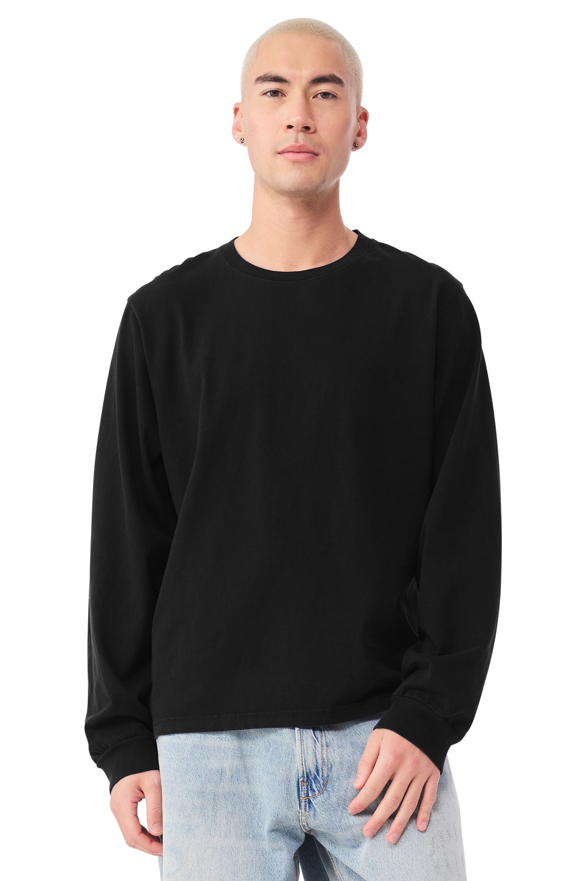 BELLA+CANVAS Unisex Heavyweight Garment-Dyed Long Sleeve Tee BC4851GD