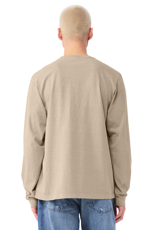BELLA+CANVAS Unisex Heavyweight Garment-Dyed Long Sleeve Tee BC4851GD
